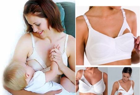 Sử dụng áo ngực phù hợp giúp tăng vòng 1 sau sinh